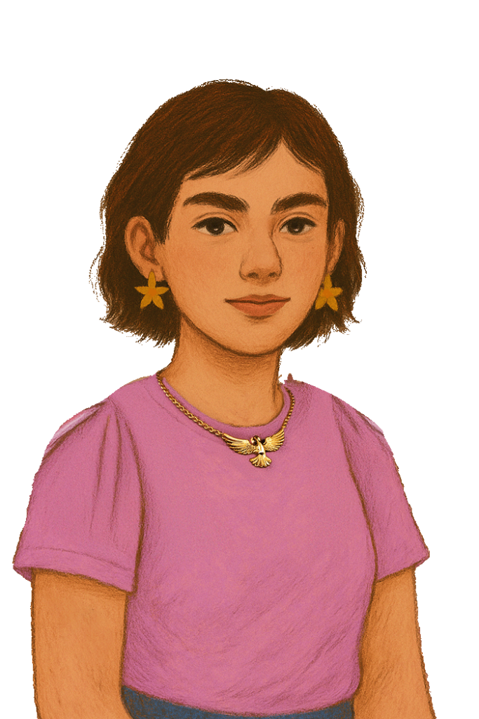 Drawing of a woman named Paloma