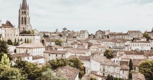 Discover the charming architecture of Saint Émilion, France, with its historic buildings and scenic landscape.